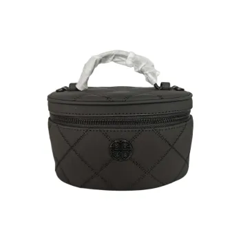 TORY BURCH Cow Leather Box Bag Handbags Small Size Women's Matte Black