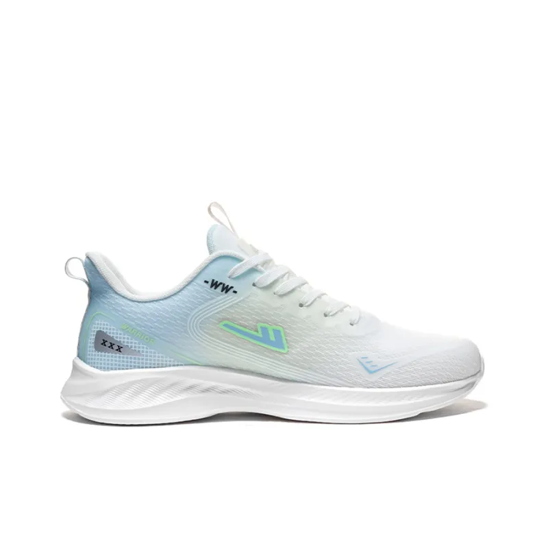 Warrior Wear resistant Lightweight Breathable And Non slip. Low Top Running Shoes Unisex White Moon-2