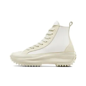 Converse Run Star Hike Wear-resistant And Lightweight High-Top Canvas Shoes Unisex Beige