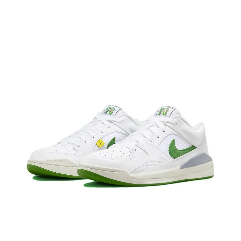 JORDAN Stadium 90 White Sail Lightning Chlorophyll Women's-2