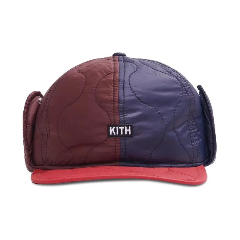 KITH Quilted Colorblocked Ear Flap Cap-1
