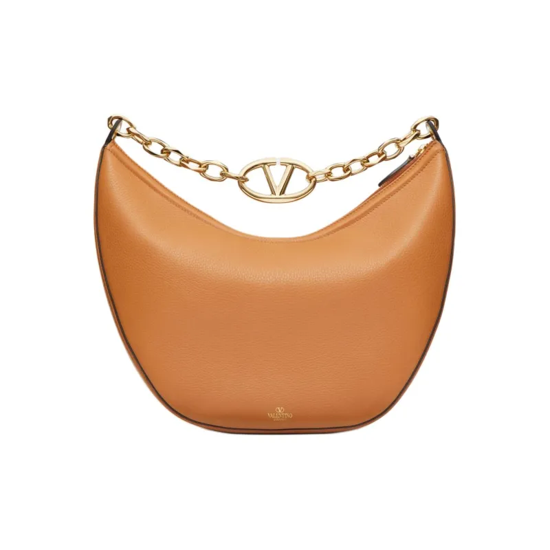 Valentino VLogo Moon Zip Up Medium Shoulder Bag-0