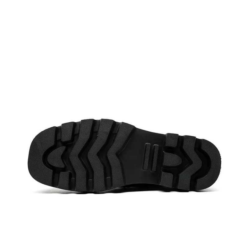 Chi Wolf Loafers Casual Shoes Men's Black-4