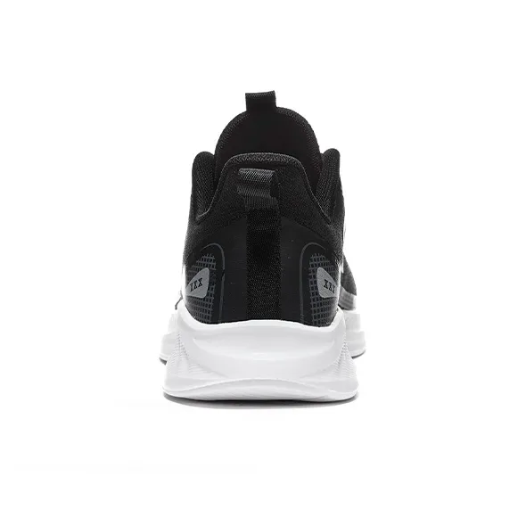 Warrior Wear resistant Lightweight Breathable And Non slip. Low Top Casual Running Shoes Unisex Black Silver-4