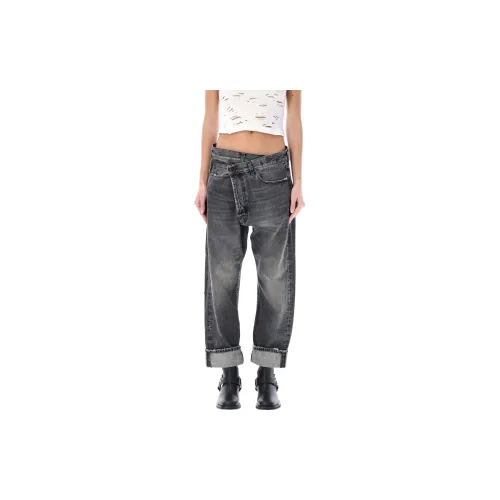 R13 Jeans Women's Black Gray