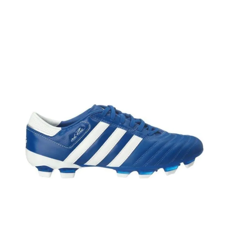 Adidas Adipure AG Rubber Short Studs Cushioning Wear Resistant Soccer Shoes Men's Blue White-1