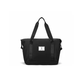 ROBERTA DI CAMERINO Fabric Handbag Canvas Travel Bag Lightweight Women's Bag Regular Women's Black/Purple