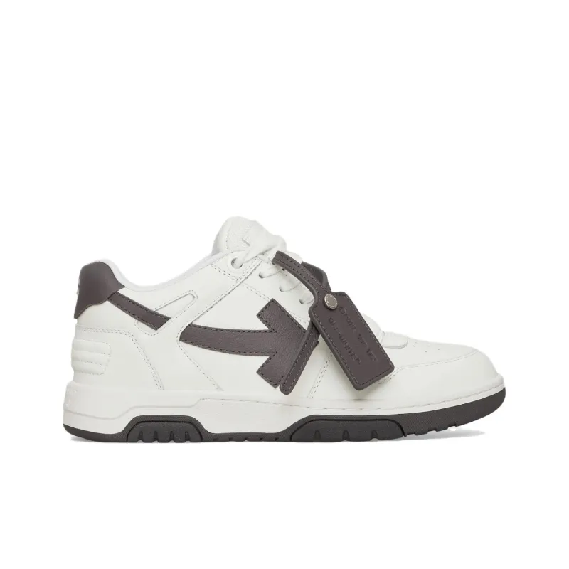 OFF WHITE Out Of Office Ooo Low Tops White Dark Grey-1