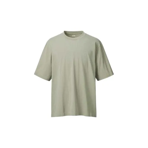 UNIQLO U Collection T-Shirts Men Emerald Green