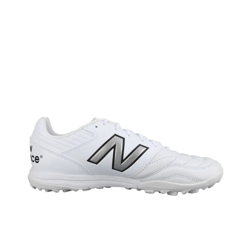 New Balance 442 V2 Pro TF Rubber Broken Studs Cushioning Wear Resistant Soccer Shoes Men's White-1