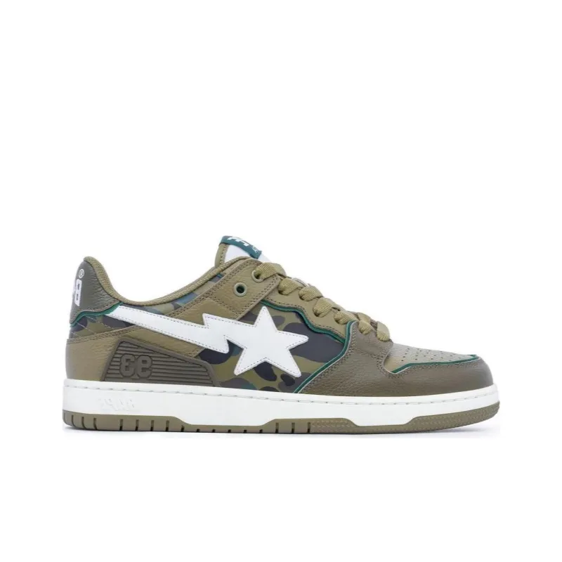 A BATHING APE® BAPE Sk8 Sta #2 Lace-up Sneakers-1
