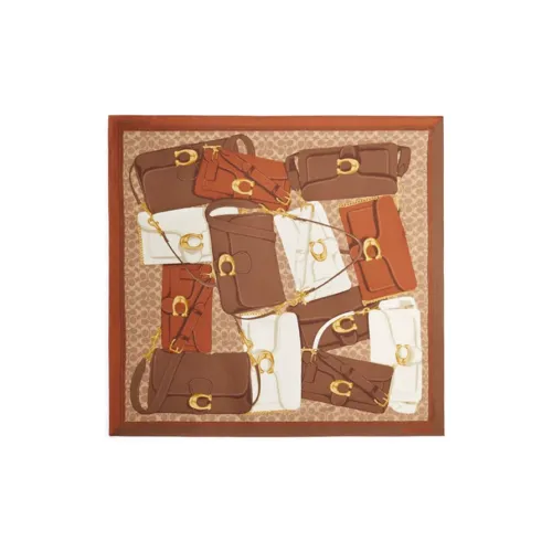 COACH Silk Scarves Women's