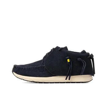Visvim FBT Mid-Top Casual Shoes Men's Black Blue