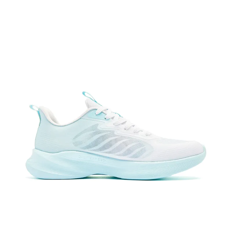 QIAODAN Light LITE Breathable Lightweight Low Top Q LITESPEED Technology Running Shoes Men's White Blue-1
