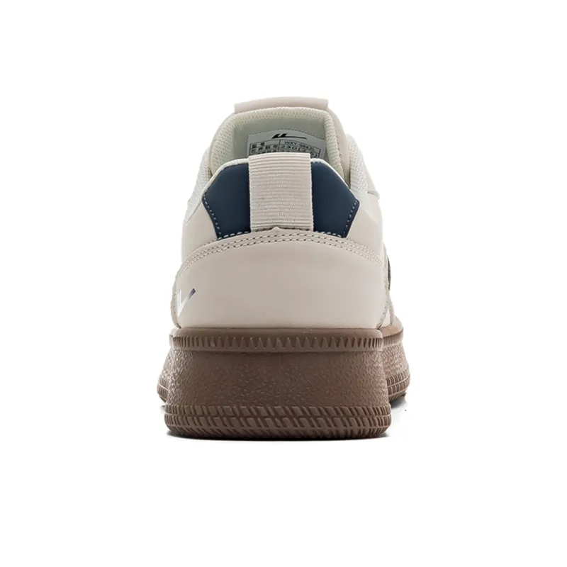 Warrior German Army Trainers Wear Resistant Breathable Slip Resistant Low Top Skateboard Shoes Women's Beige Gray Blue-4