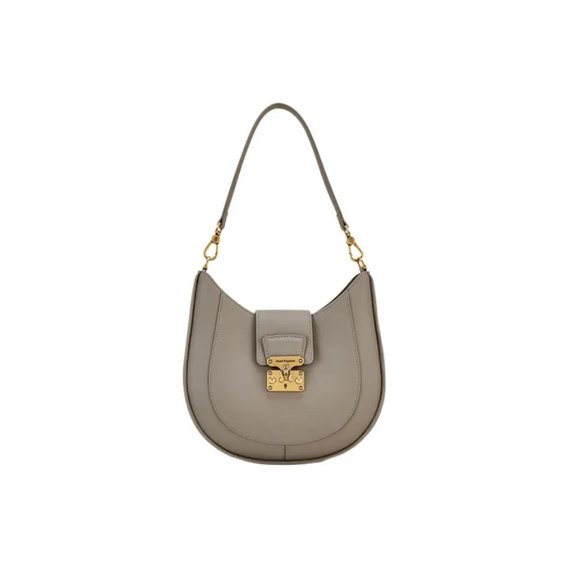 Hush Puppies Synthetic Leather Underarm Crossbody Bag, Shoulder Bag Women's Black-5