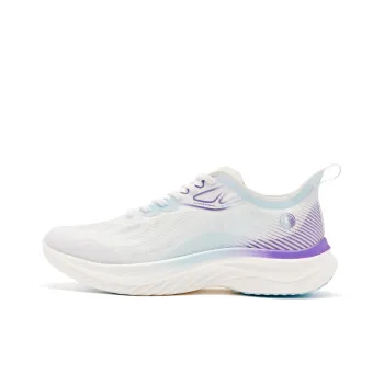 QIAODAN Light Speed 4.0PLUS Running Shoes Men Low Top Purple/White