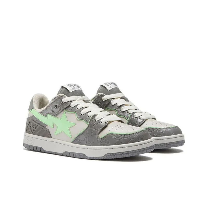 BAPE A BATHING APE Bape SK8 Sta Grey Green-3