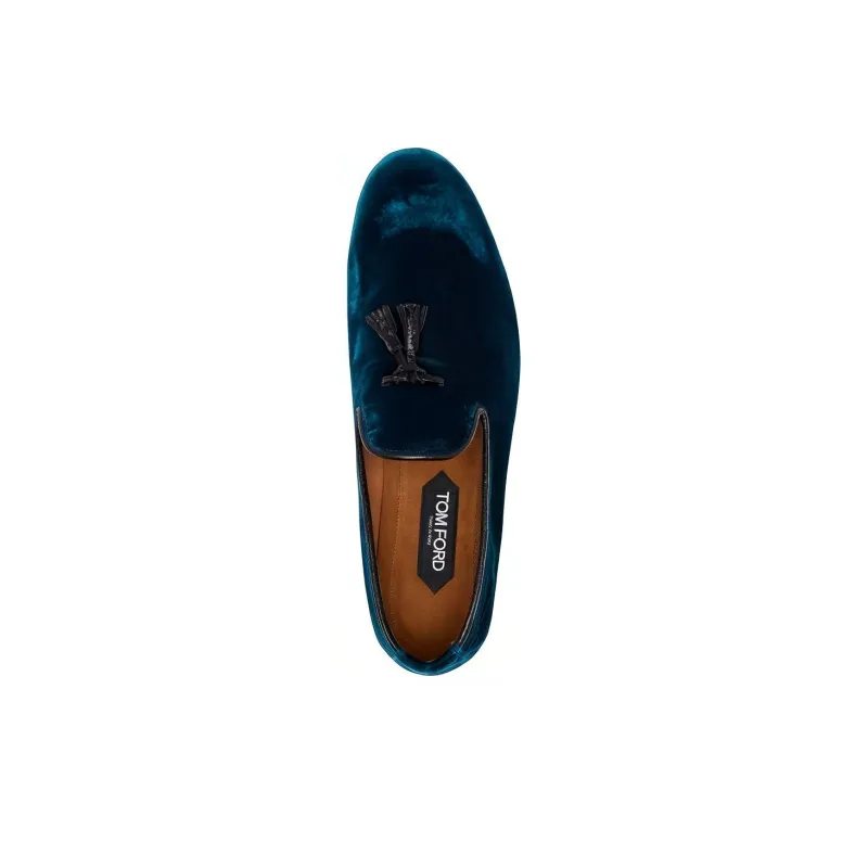 TOM FORD Nicolas Loafers Men's Dark Blue-3