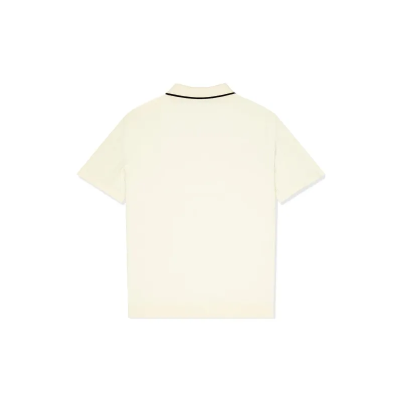 A.P.C Flynn Logo Embroidered Short Sleeved Polo Shirt-1