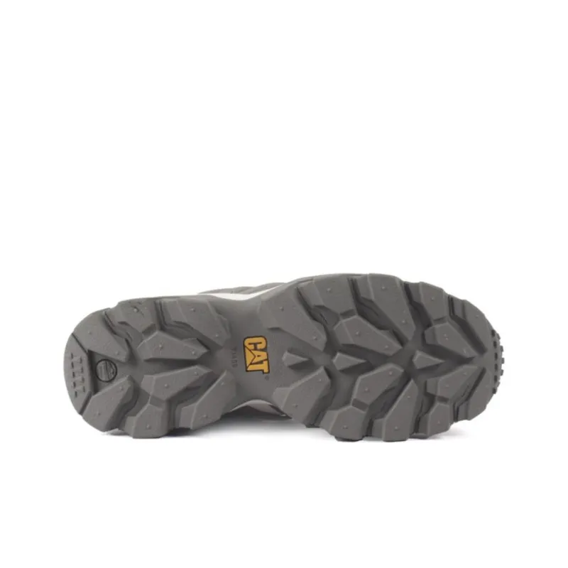 CAT Reactor Slip-Resistant Outdoor Shoes Unisex White Gray-5