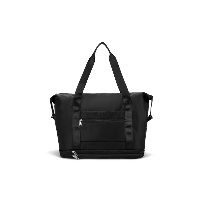 ROBERTA DI CAMERINO Fabric Canvas Lightweight Women's Bag, Travel Bag Women's Black/Purple-2