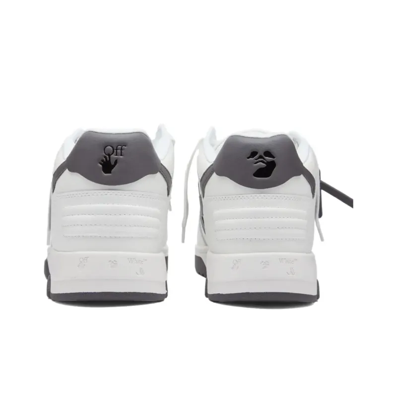 OFF WHITE Out Of Office Ooo Low Tops White Dark Grey-4