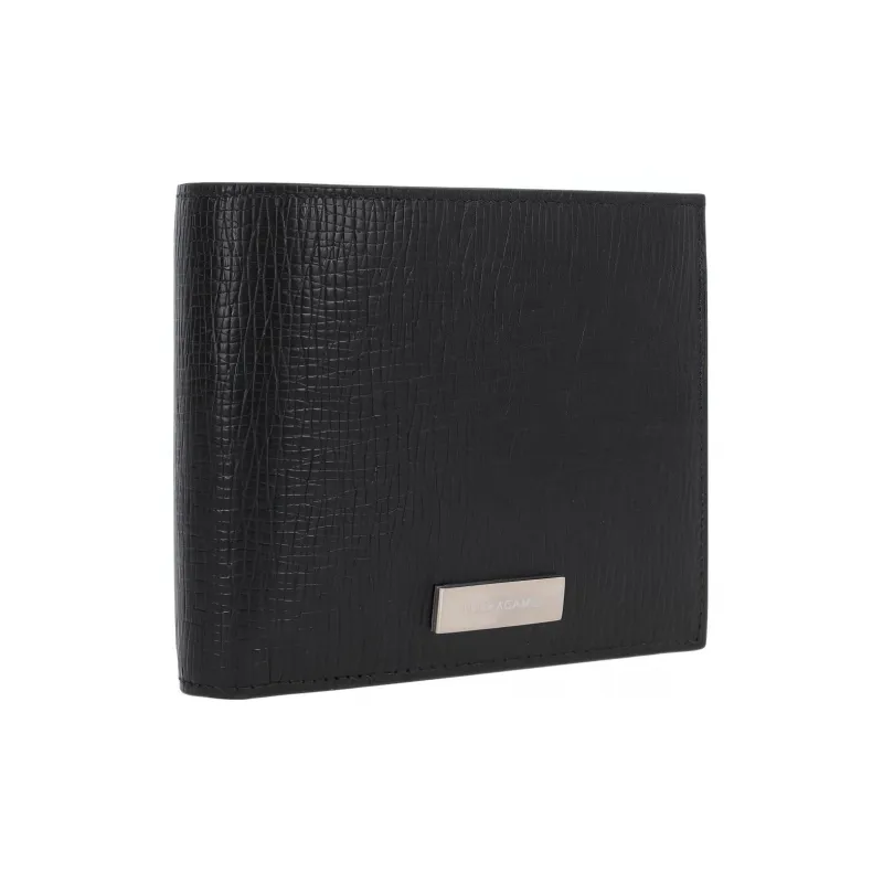 FERRAGAMO Calfskin Wallet Men's Black-1