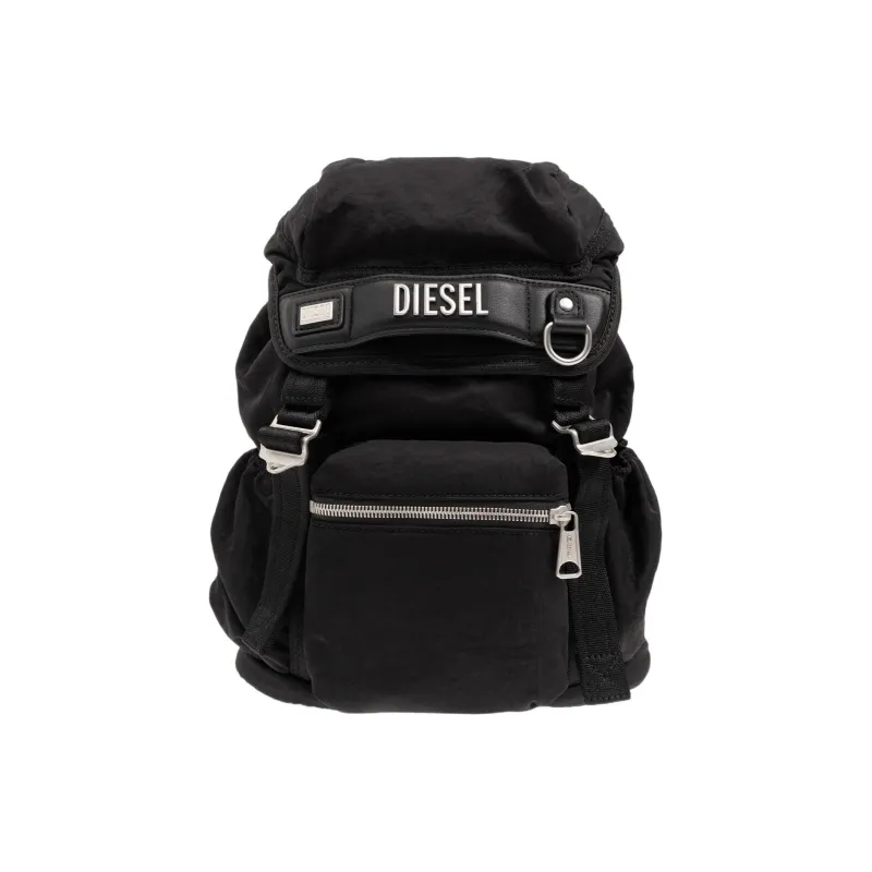DIESEL Polyurethane With Polyamide Backpack Small Size Women's Black-0
