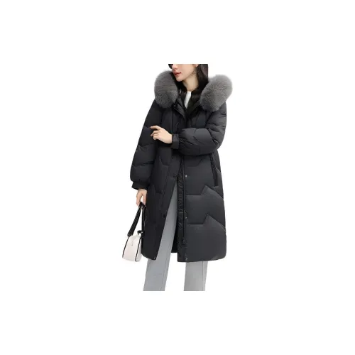 YAYA Down Jackets Women's Black