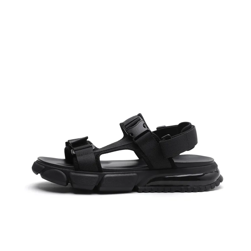 ELLE HOMME Beach Sandals Men's Black-0