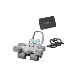 [Push-Up Combination-Gray]4-Wheel 4-Arm Rest Model+Push-Up Stands, Comes with 20MM Kneeling Pad-Separate Delivery