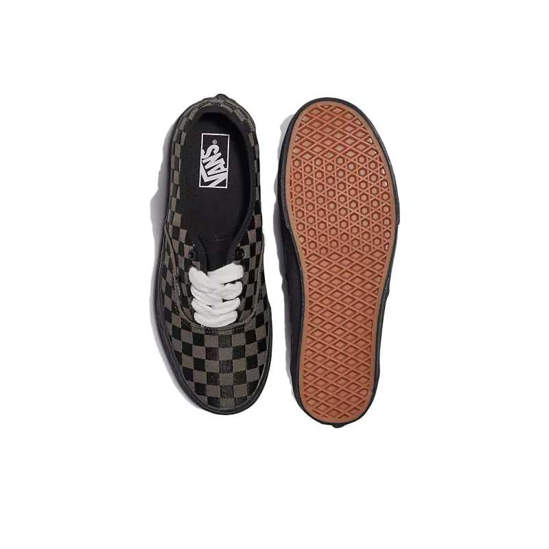 Authentic Vans 'Embroidered Checkerboard Black'-2