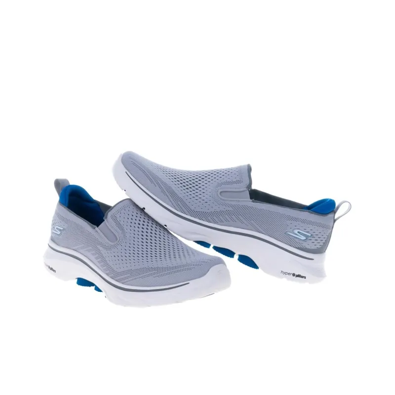 Skechers GO WALK 7 Cushioning Wear Resistant Low Top Casual Shoes Men's Blue-3