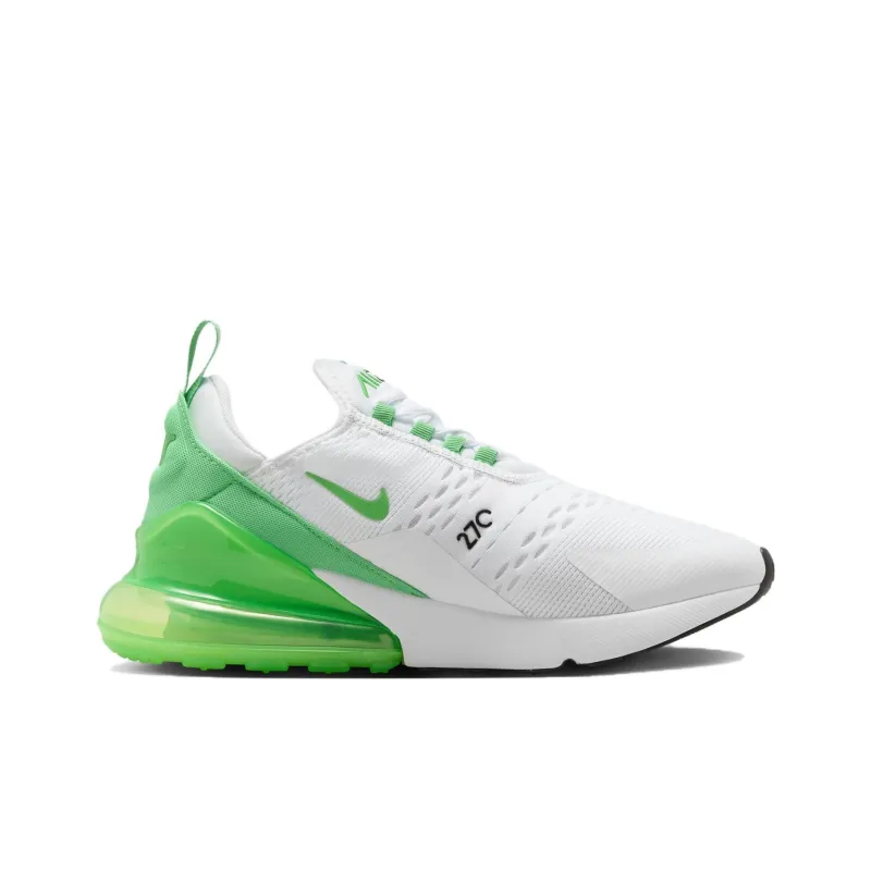 Nike Air Max 270 White Green Shock White Black Women's-1