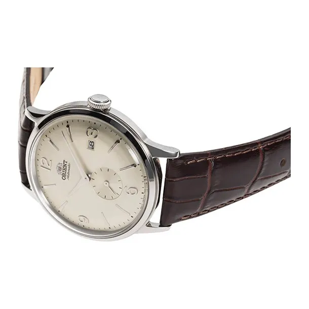 ORIENT Automatic Mechanical Movement Leather Strap Watch 41mm Men's Watches White Dial RA AP0003S10B-3