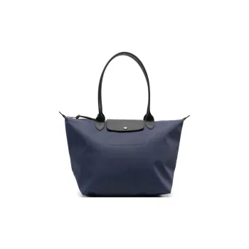 LONGCHAMP Le Pliage Energy Canvas Tote Bag Shopping Bag Handbag Shoulder Bag Large Size Women's Marine Blue