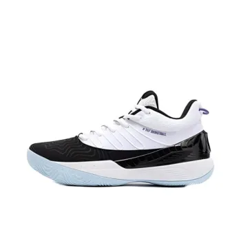 361° AG Sparkling 2.0 Yin Yang Cushioning Slip Resistant Mid Top Basketball Shoes Men's Obsidian