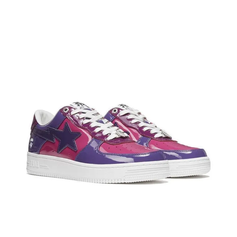 A BATHING APE Bape Sta Low Color Camo Combo Purple-3