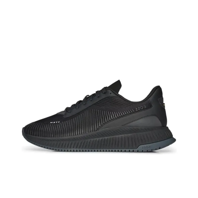 BOSS Logo-plaque Panelled Sneakers-0