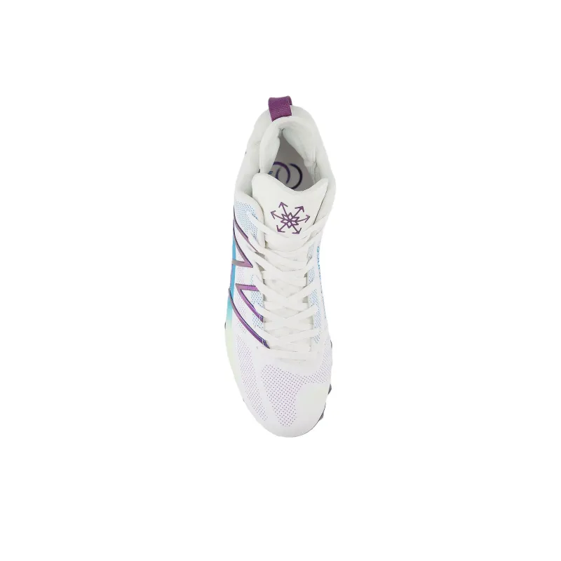 New Balance FreezeLX V4 Cushioning Wear Resistant Low Top Training Shoes Unisex White Blue Purple-3