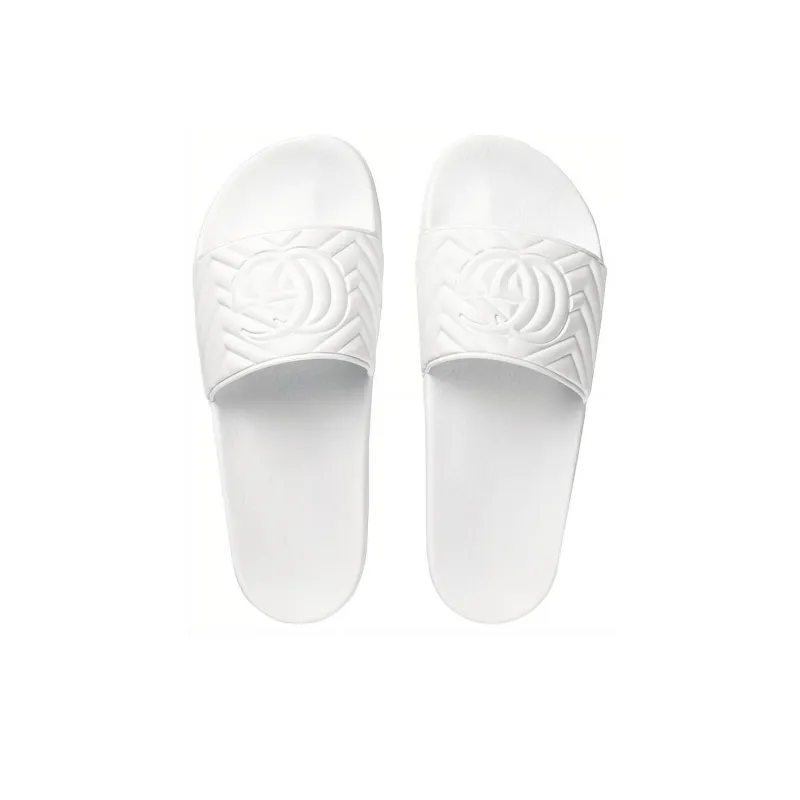 GUCCI Matelasse Slide White-3