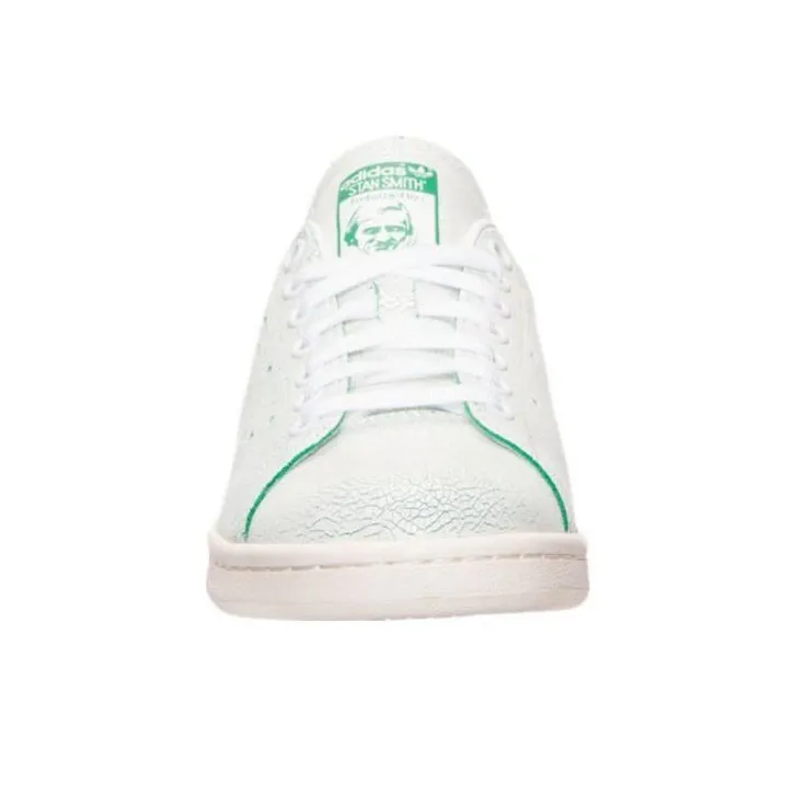 Adidas Stan Smith Low Top Skateboard Shoes Unisex White Green-2