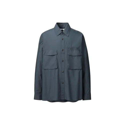 UNIQLO U Collection Shirts Men Dark Blue