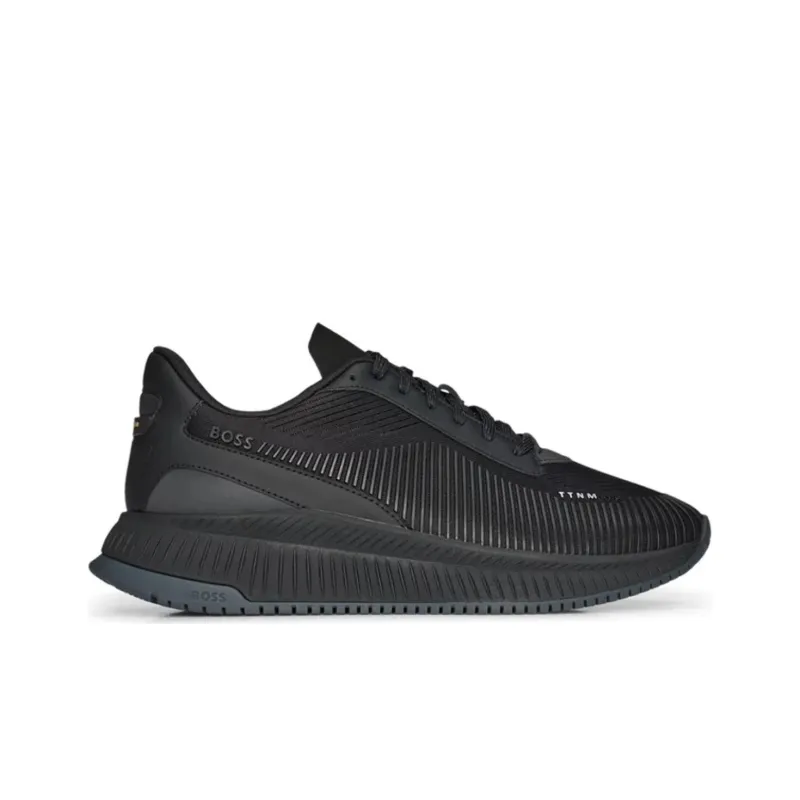 BOSS Logo-plaque Panelled Sneakers-1