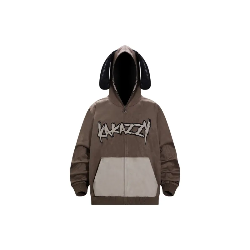 KAKAZZY Sweatshirts Unisex Brown-1