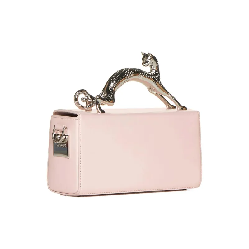 Lanvin Pencil Cat Foldover Top Tote Bag-2