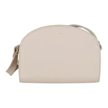A.P.C Cow Leather Crossbody Bag Shoulder Bag Mini Women's Lai Moon Gray
