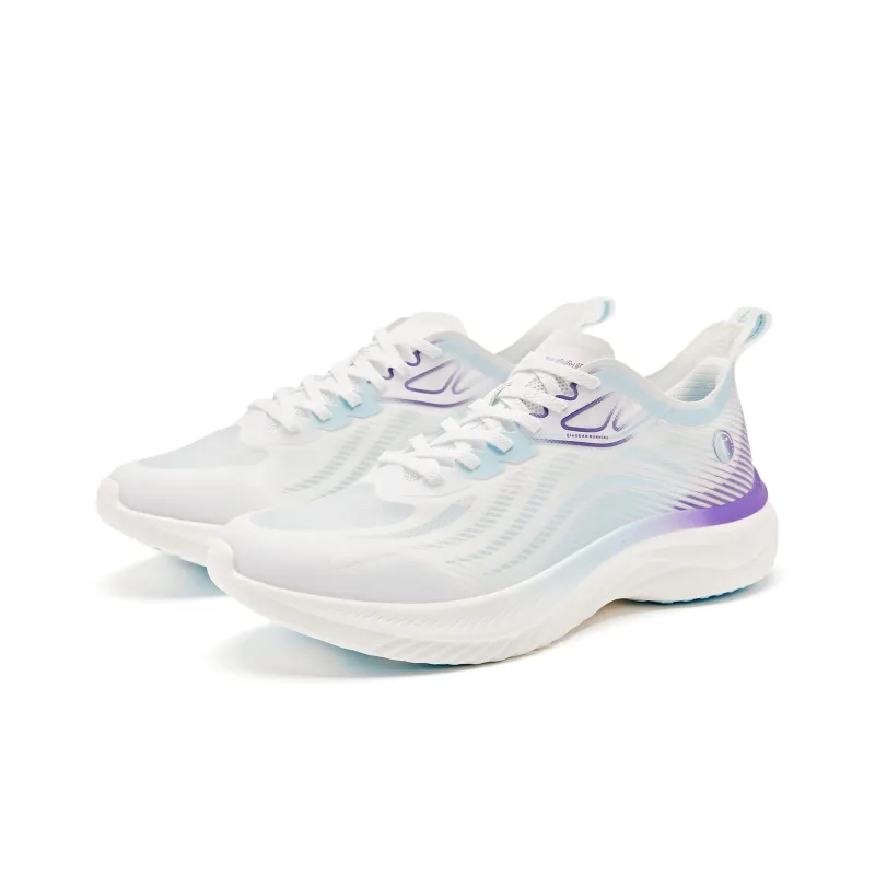 QIAODAN Light Speed 4.0PLUS Running Shoes Men Low Top Purple/White-2
