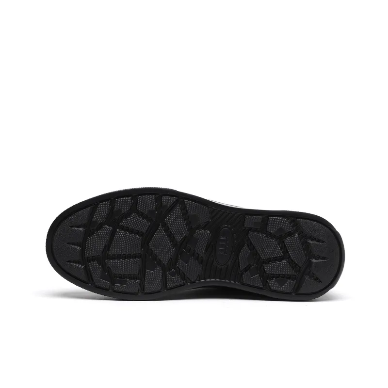 ELLE HOMME Stylish Skateboarding Shoes Men's Black-4